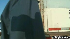 Mexican car impound guy sucking penis